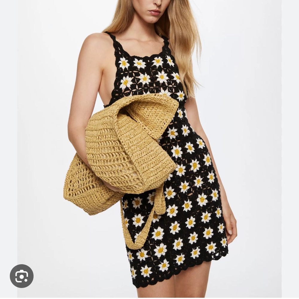COPY - Mango crochet mini dress NWOT